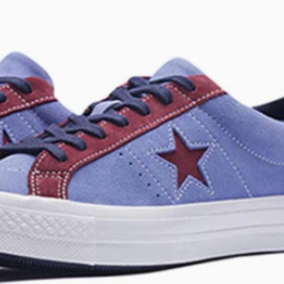 Converse Shoes - Converse One Star 'Deep Periwinkle Rhododenron' low top suede, 7.5 (W) 5.5 (M)